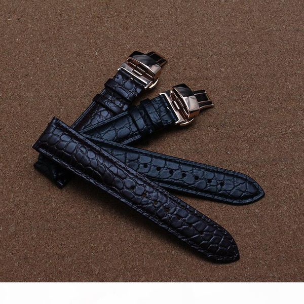 cowhide leather watchbands with crocodile grain special pattern watch strap rose gold buckle butterfly deployment black brown new 20mm 22mm
cowhide leather watchbands with crocodile grain special pattern watch strap rose gold buckle butterfly deployment black brown new 20mm 22mm