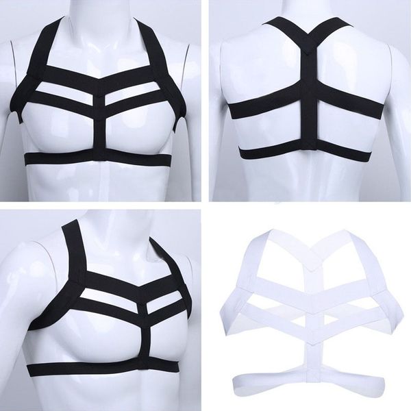 3Pieces/Lot Sexy Men Hollow Out Short Undershirt Strap Nylon Gay Sleeveless Erotic Underwear Fetish Costume Male Fitness Undershirt, White
3Pieces/Lot Sexy Men Hollow Out Short Undershirt Strap Nylon Gay Sleeveless Erotic Underwear Fetish Costume Male Fitness Undershirt, White