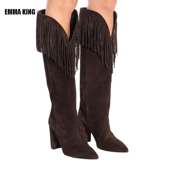 boots women fashion knee high boot lady tassel over the booties bohemian boho square heel long mujer arrival 20220, Black
boots women fashion knee high boot lady tassel over the booties bohemian boho square heel long mujer arrival 20220, Black