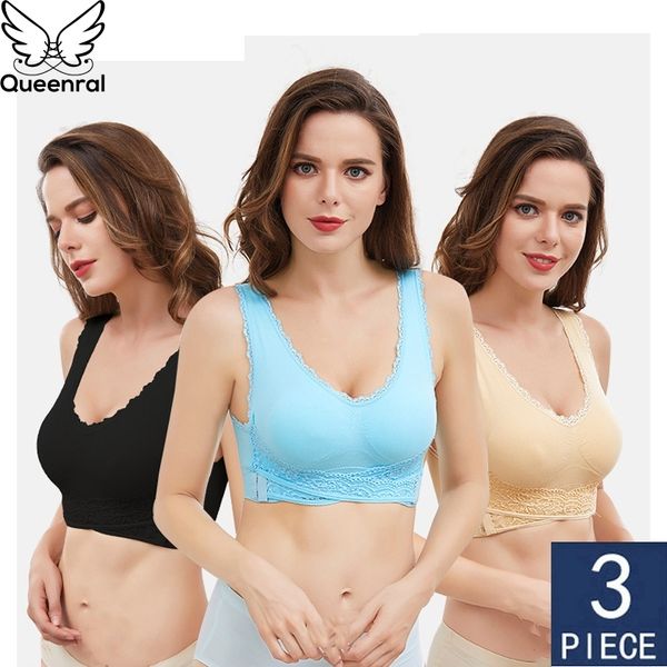 3pcs/set push up bras for women lace solid color cross side buckle wireless plus size women sleep sports bra dropshipping vip y200415, Red;black
3pcs/set push up bras for women lace solid color cross side buckle wireless plus size women sleep sports bra dropshipping vip y200415, Red;black