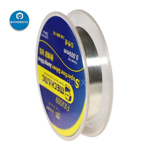 mechanic fxv009 0.009mm 200m superfine silver jump wire for fingerprint motherboard soldering repair ultra fine line
mechanic fxv009 0.009mm 200m superfine silver jump wire for fingerprint motherboard soldering repair ultra fine line