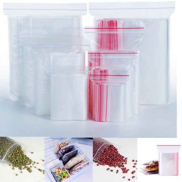 100pcs/lot transparent thick bag reusable transparent jewelry food storage bag kitchen clear food storage package transparent zipper bag 
100pcs/lot transparent thick bag reusable transparent jewelry food storage bag kitchen clear food storage package transparent zipper bag