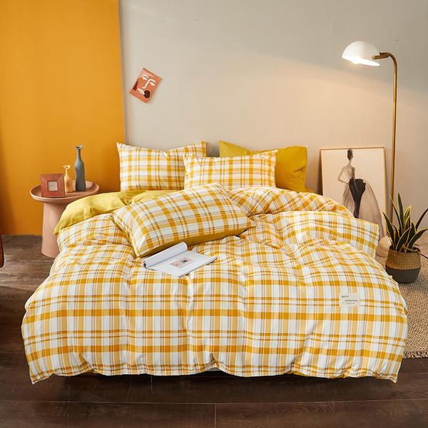 japan style plaid bedding set cute nordic bed linen duvet cover pillowcase bed sheet sets twin king size
japan style plaid bedding set cute nordic bed linen duvet cover pillowcase bed sheet sets twin king size