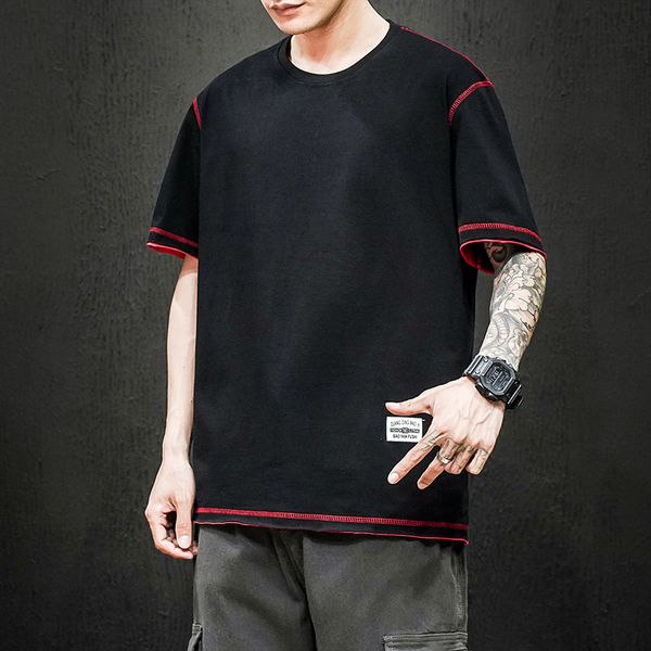 2021 new summer short sleeves harajuku korea fashion white t-shirt streetwear one piece hip hop punk men tees tshirt clothes qerh, White;black
2021 new summer short sleeves harajuku korea fashion white t-shirt streetwear one piece hip hop punk men tees tshirt clothes qerh, White;black