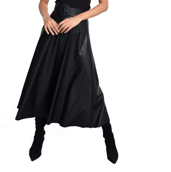 fashion lady put leather on female skirt high waist thin to line umbrella dress q10 a9z1, Black
fashion lady put leather on female skirt high waist thin to line umbrella dress q10 a9z1, Black