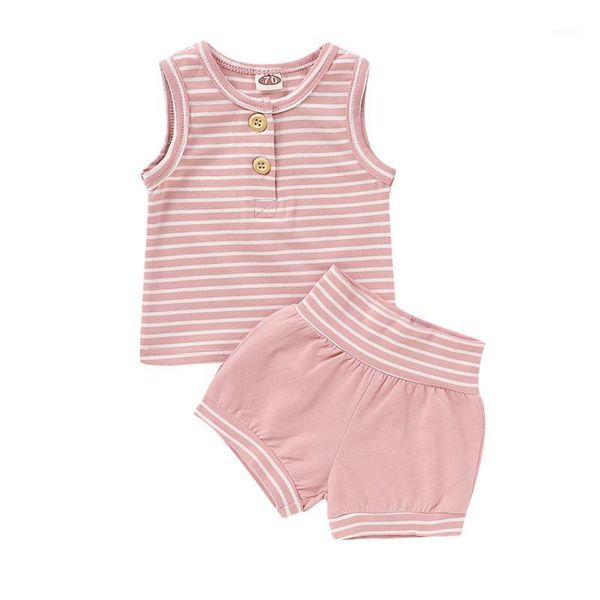 new summer newborn kid baby girls clothes sets striped sleeveless + shorts outfits for 0-24m1, White
new summer newborn kid baby girls clothes sets striped sleeveless + shorts outfits for 0-24m1, White
