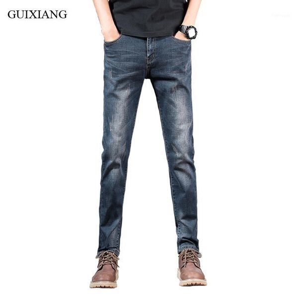 2020 new arrival spring autumn style men boutique denim jeans slim straight men's leisure jean plus size 28-361, Blue
2020 new arrival spring autumn style men boutique denim jeans slim straight men's leisure jean plus size 28-361, Blue