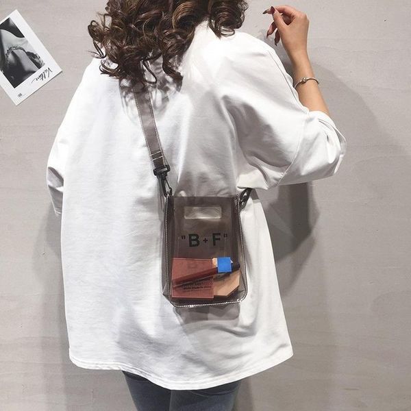 ladies shoulder bag mobile phone bag fashion cute transparent small jelly new korean style
ladies shoulder bag mobile phone bag fashion cute transparent small jelly new korean style
