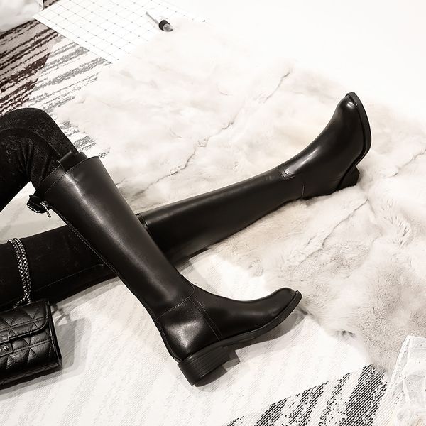 bjyl women's boots 2020 new autumn winter plus velvet mid-heel high boots british style motorcycle female large size 33-43, Black
bjyl women's boots 2020 new autumn winter plus velvet mid-heel high boots british style motorcycle female large size 33-43, Black