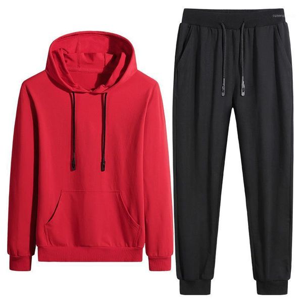 running sets men's sportswear casual spring autumn young male and student fashion tracksuit hooded coat + pants sports suits plus size1, Black;blue 
running sets men's sportswear casual spring autumn young male and student fashion tracksuit hooded coat + pants sports suits plus size1, Black;blue