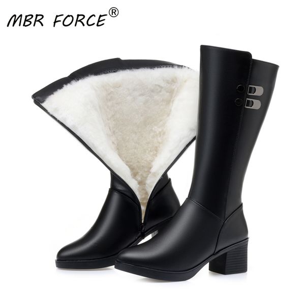 mbr force wool women snow boots knee high warm genuine leather fur warm shoes plush boots platform for women winter boots 1026, Black
mbr force wool women snow boots knee high warm genuine leather fur warm shoes plush boots platform for women winter boots 1026, Black