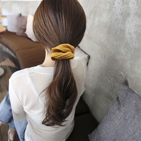 grega hair accessories soft rope solid color elastic bands ponytail holder knitting striped scrunchies knitted tie
grega hair accessories soft rope solid color elastic bands ponytail holder knitting striped scrunchies knitted tie