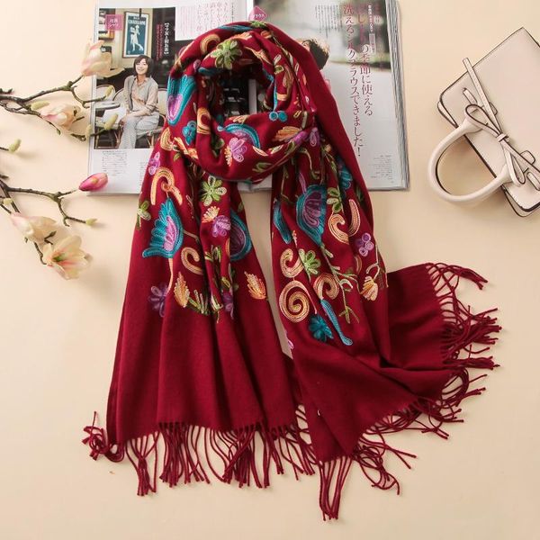 scarves 2021 designer quality embroidery cashmere vintage winter women scarf large size shawls and wrap lady soft warmer foulard, Blue;gray
scarves 2021 designer quality embroidery cashmere vintage winter women scarf large size shawls and wrap lady soft warmer foulard, Blue;gray