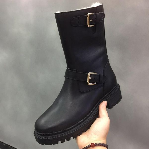 winter ankle boots shearling boots women luxury buckle shoes women genuine leather botas mujer wram thick sole botas feminina, Black
winter ankle boots shearling boots women luxury buckle shoes women genuine leather botas mujer wram thick sole botas feminina, Black