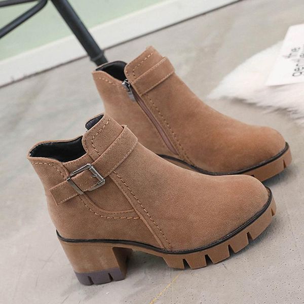 boots women autumn winter classic zipper snow ankle suede warm shoes botas mujer, Black
boots women autumn winter classic zipper snow ankle suede warm shoes botas mujer, Black