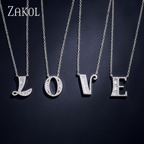 pendant necklaces zakol fashion cubic zirconia alphabet 26 letters for lady women jewelry christmas gifts fsnp2053, Silver
pendant necklaces zakol fashion cubic zirconia alphabet 26 letters for lady women jewelry christmas gifts fsnp2053, Silver