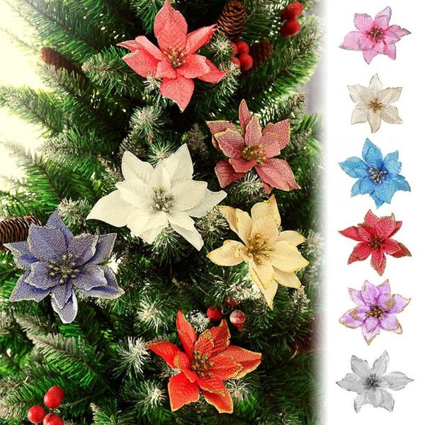15cm golden edge artificial flowers plastic christmas fake flowers merry christmas tree ornaments xmas decorations home new year
15cm golden edge artificial flowers plastic christmas fake flowers merry christmas tree ornaments xmas decorations home new year