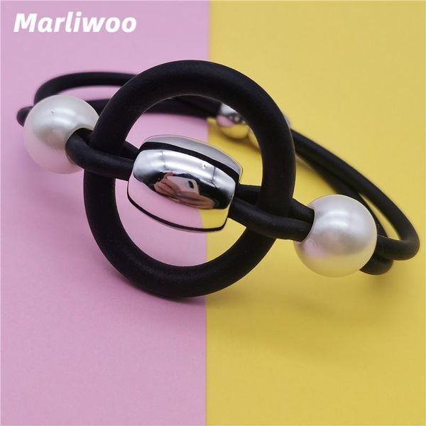 marliwoo new bead bangles women pearl charm bracelets rubber jewelry black chain birthday gift party accessories bracelet bangle
marliwoo new bead bangles women pearl charm bracelets rubber jewelry black chain birthday gift party accessories bracelet bangle