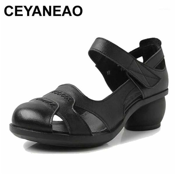 ceyaneao 2020 summer sandals woman handmade genuine leather women casual comfortable woman shoes sandals women summer shoes1, Black
ceyaneao 2020 summer sandals woman handmade genuine leather women casual comfortable woman shoes sandals women summer shoes1, Black