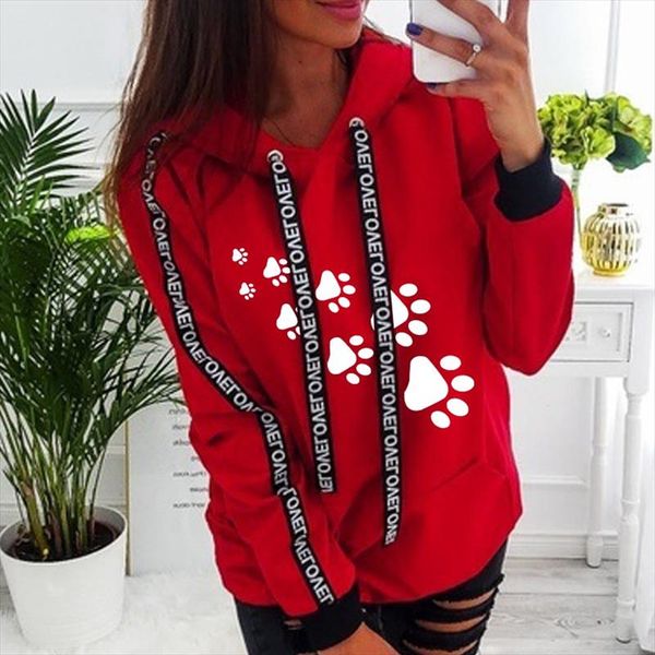 plus size dog paw letters printed hoodies women long sleeve hooded pullover 2020 new fashion autumn sweatshirt women 5xl, Black
plus size dog paw letters printed hoodies women long sleeve hooded pullover 2020 new fashion autumn sweatshirt women 5xl, Black