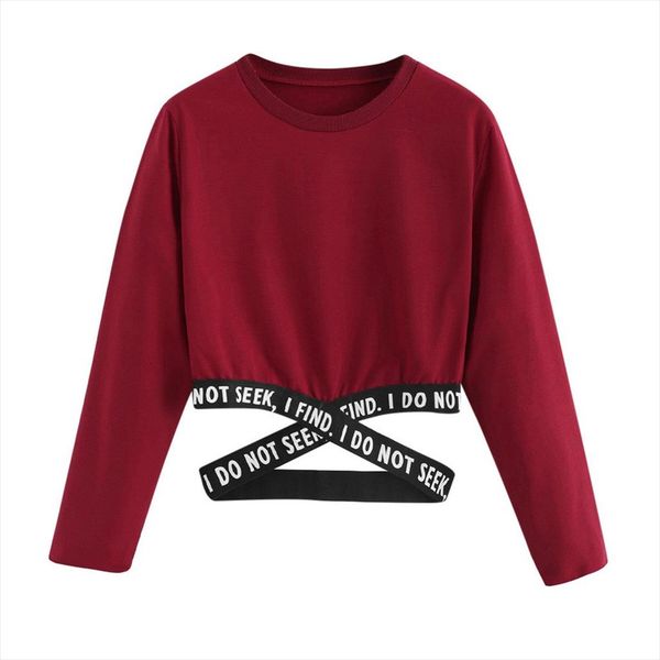 womens sweatshirt pullover fashion soild latter cross bandage hoodies female clothes tracksuits sportswear 2020 new, Black
womens sweatshirt pullover fashion soild latter cross bandage hoodies female clothes tracksuits sportswear 2020 new, Black