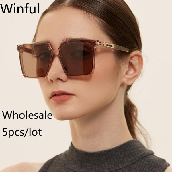 sunglasses wholesale 5pcs/lot luxury shades oversized men square women 2021 brand fashion sun glasses for womens gafas de sol, White;black
sunglasses wholesale 5pcs/lot luxury shades oversized men square women 2021 brand fashion sun glasses for womens gafas de sol, White;black