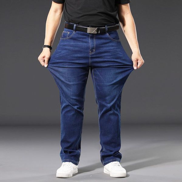 men's jeans stretch brand blue plus size business high waist classic loose denim trousers fashion casual straight-leg pants 50
men's jeans stretch brand blue plus size business high waist classic loose denim trousers fashion casual straight-leg pants 50