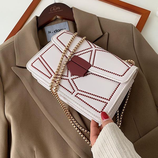 women's bag 2020 designer bag fashion contrast color square handbag & unusual shoulder messenger width 21cm
women's bag 2020 designer bag fashion contrast color square handbag & unusual shoulder messenger width 21cm