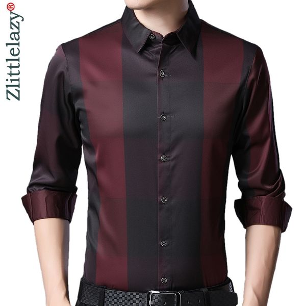 brand casual luxury plaid long sleeve slim fit men shirt streetwear social dress autumn shirts mens fashions jersey 92339 201120, White;black
brand casual luxury plaid long sleeve slim fit men shirt streetwear social dress autumn shirts mens fashions jersey 92339 201120, White;black