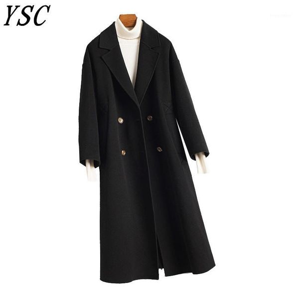 ysc handmade 2019 new design women wool coat turn collar loose thickening coat lengthening style pocket decoration1, Black
ysc handmade 2019 new design women wool coat turn collar loose thickening coat lengthening style pocket decoration1, Black
