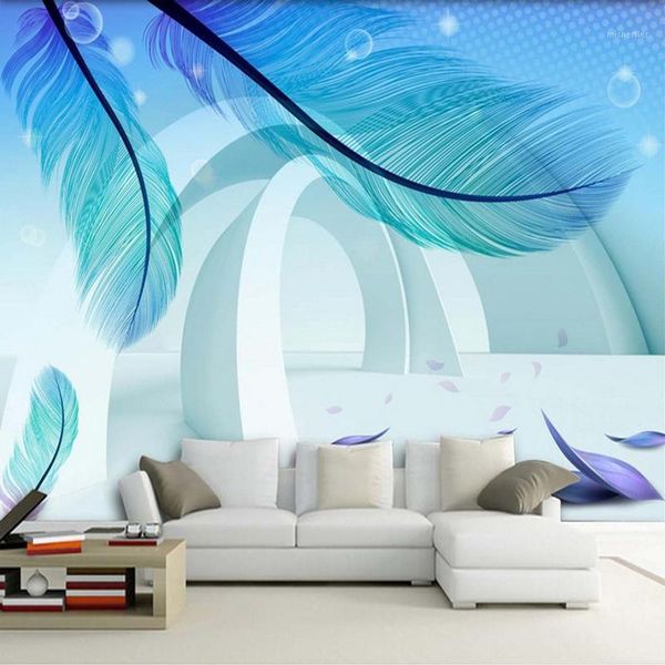 wallpapers drop custom po wallpaper modern simple fashion 3d stereo space blue feather creative art mural paintings wallpaper1
wallpapers drop custom po wallpaper modern simple fashion 3d stereo space blue feather creative art mural paintings wallpaper1