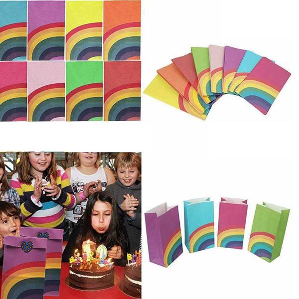 gift wrap 40pcs lovely rainbow paper bag birthday party decoration catering packaging oil proof taker
gift wrap 40pcs lovely rainbow paper bag birthday party decoration catering packaging oil proof taker