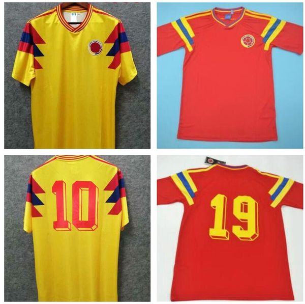colombia retro soccer jersey 1990 #10 valderrama #9 guerrero away red commemoratecamisa de futebol vintage camisa de futebol, Black;yellow
colombia retro soccer jersey 1990 #10 valderrama #9 guerrero away red commemoratecamisa de futebol vintage camisa de futebol, Black;yellow