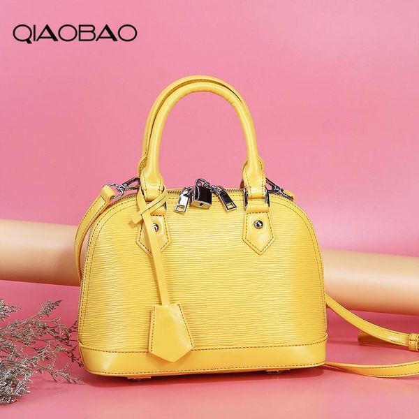 qiaobao 100% натуральная кожа женщины сумка высокого качества кожи коровы crossbody shell сумка способа женщин tote сумки
qiaobao 100% натуральная кожа женщины сумка высокого качества кожи коровы crossbody shell сумка способа женщин tote сумки