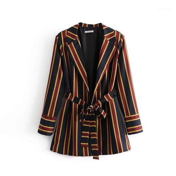fashion women red striped blazer 2019 spring-autumn womens twill blazers suits ladies notched collar chic femme with sashes1, White;black
fashion women red striped blazer 2019 spring-autumn womens twill blazers suits ladies notched collar chic femme with sashes1, White;black