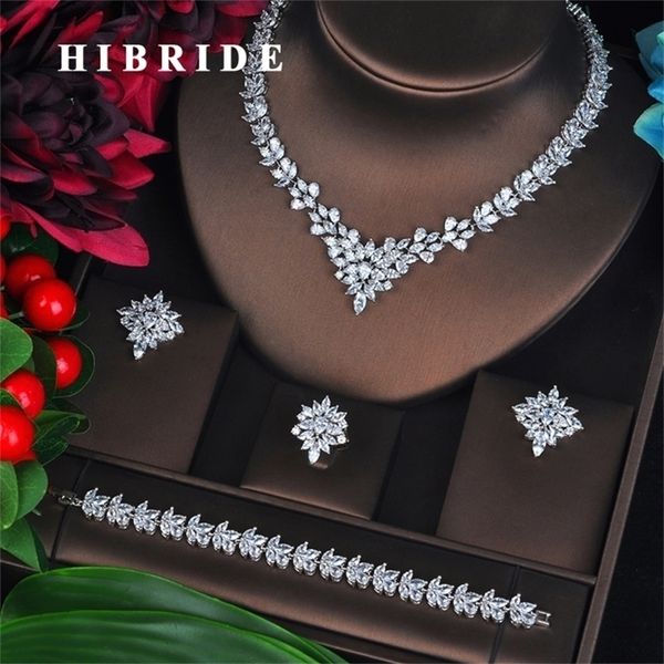 hibride new luxury marquise cut bridal jewelry set wedding accessories 4 pcs full cubic zircon parure bijoux femme n-702 201222, Slivery;crystal
hibride new luxury marquise cut bridal jewelry set wedding accessories 4 pcs full cubic zircon parure bijoux femme n-702 201222, Slivery;crystal