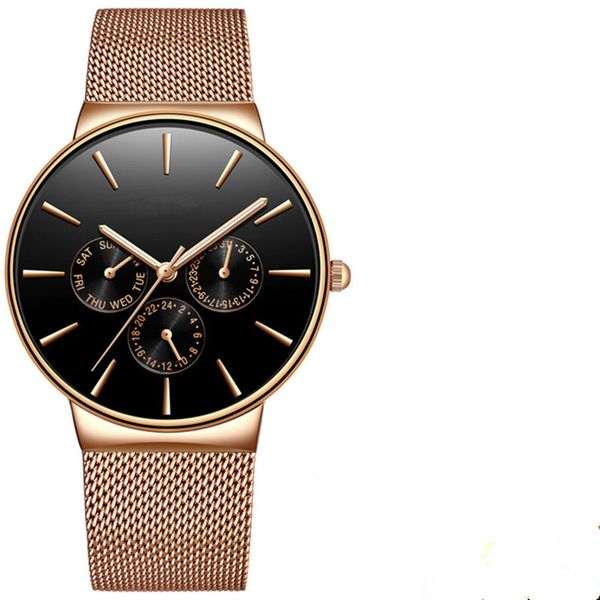 2020 watch classic ladies rose gold wrist watch luxury dress up dress business wristwatchs fashion casual waterproof watchs quartz calendar, Slivery;brown 
2020 watch classic ladies rose gold wrist watch luxury dress up dress business wristwatchs fashion casual waterproof watchs quartz calendar, Slivery;brown