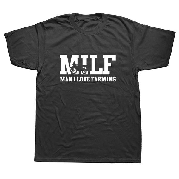sport funny man i love farming t shirts present gift birthday mens milf t-shirts man cotton tshirts good quality