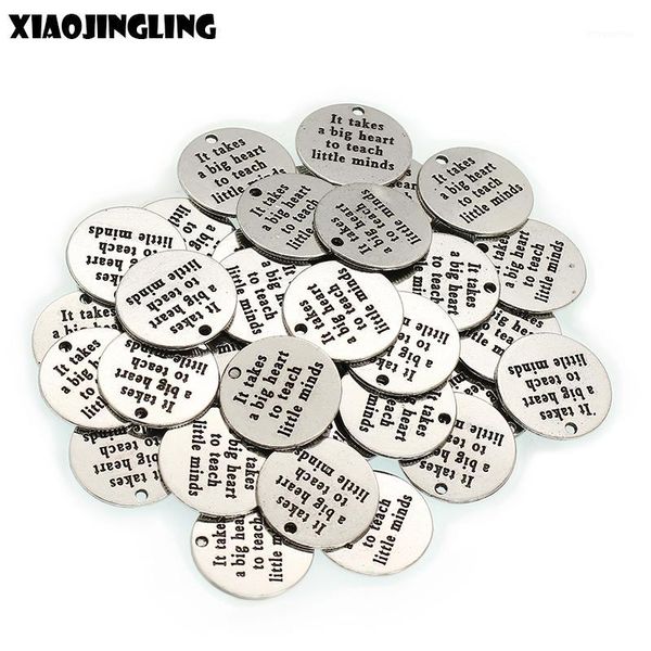 10pcs handmade teacher gifts diy alloy pendant necklace bracelet 'it takes a big heart to teach little minds' gift1, Bronze;silver
10pcs handmade teacher gifts diy alloy pendant necklace bracelet 'it takes a big heart to teach little minds' gift1, Bronze;silver