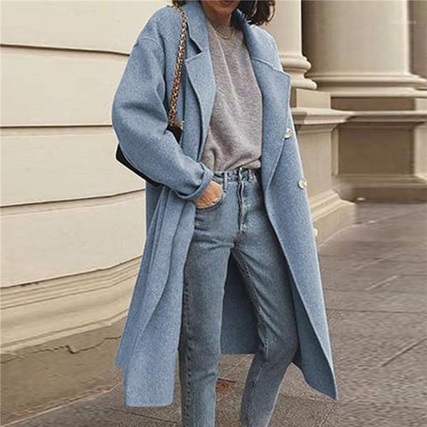 autumn winter casual solid coat turn down collar office lady outerwear women long sleeve double breasted jacket women's jackets, Black;brown
autumn winter casual solid coat turn down collar office lady outerwear women long sleeve double breasted jacket women's jackets, Black;brown
