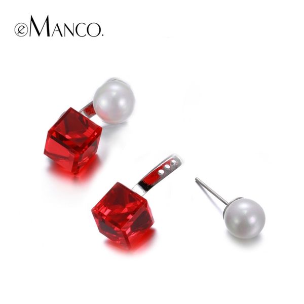 emanco stylish elegant 4 color cube statement stud earrings for women red crystal imitation pearl adjustable brand jewelry y200323, Golden;silver
emanco stylish elegant 4 color cube statement stud earrings for women red crystal imitation pearl adjustable brand jewelry y200323, Golden;silver