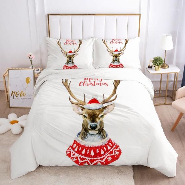 3d bedding sets xmas duvet cover set quilt covers pillow shams comforther case christmas deer printing design white bed linen1
3d bedding sets xmas duvet cover set quilt covers pillow shams comforther case christmas deer printing design white bed linen1