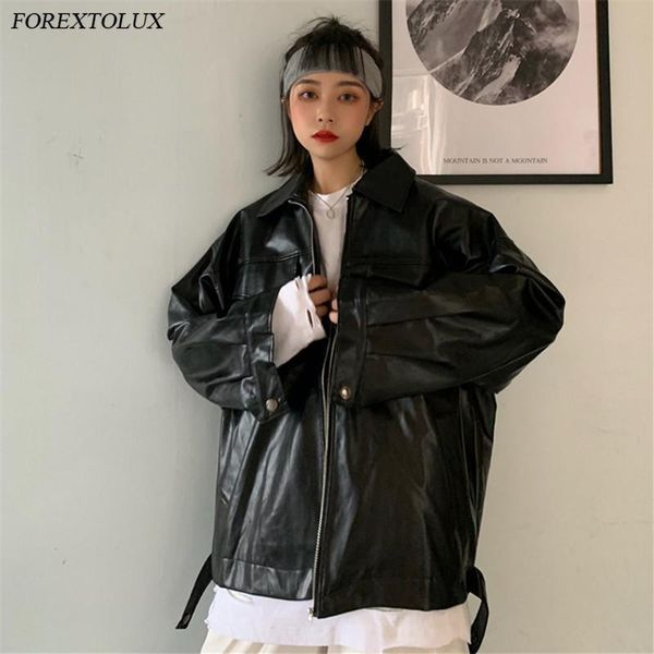 harajuku pu faux leather lapel jackets overcoats zipper pockets teens hip hop streetwear full sleeve windbreaker clothing, Black;brown
harajuku pu faux leather lapel jackets overcoats zipper pockets teens hip hop streetwear full sleeve windbreaker clothing, Black;brown