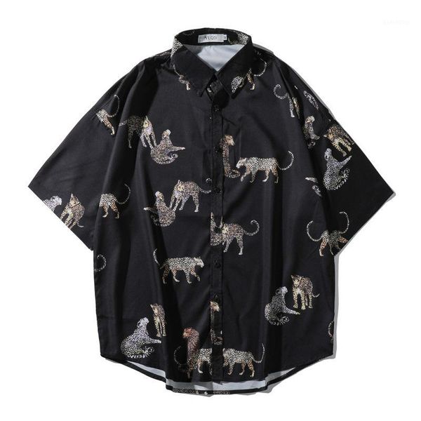 men shirts short sleeves hawaiian print blouses for men and women relaxed beach vacation animal print couples short sleeves1, White;black
men shirts short sleeves hawaiian print blouses for men and women relaxed beach vacation animal print couples short sleeves1, White;black