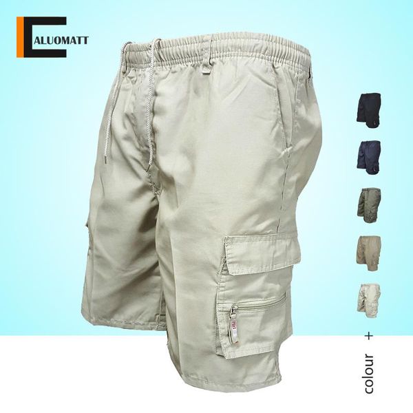 2021 summer men's cargo short trousers side multi-pockets men work shorts male style straight work lace up short pants, White;black
2021 summer men's cargo short trousers side multi-pockets men work shorts male style straight work lace up short pants, White;black