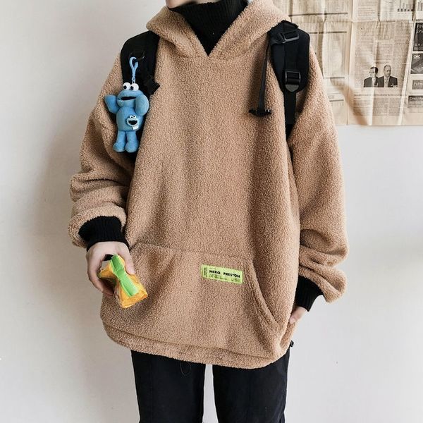 2021 new winter long hoodie lamb's wool tall collar with hoodie, man's cashmere coat from two pieces of water velvet cj2z euvn, Black
2021 new winter long hoodie lamb's wool tall collar with hoodie, man's cashmere coat from two pieces of water velvet cj2z euvn, Black