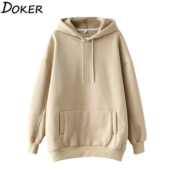 casual solid warm pullovers hoodies sweatshirts women long sleeve hooded sweatshirt autumn winter female harajuku loose 201210, Black
casual solid warm pullovers hoodies sweatshirts women long sleeve hooded sweatshirt autumn winter female harajuku loose 201210, Black