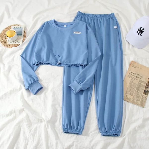 new two piece set women clothing 2021 autumn korean student flavor casual sports pants western two-piece suit preppy style s4yb, Gray
new two piece set women clothing 2021 autumn korean student flavor casual sports pants western two-piece suit preppy style s4yb, Gray