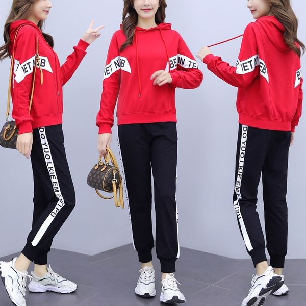 ymduh autumn sports suit women's 2020 sportswear new fashion sweater sportswear western style european casual sweater two-piece suit wo, Gray
ymduh autumn sports suit women's 2020 sportswear new fashion sweater sportswear western style european casual sweater two-piece suit wo, Gray
