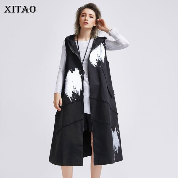 xitao print pattern vest 2020 autumn pocket small fresh casual style patchwork hooded collar casual style loose vest zp1533 1023, Black;white
xitao print pattern vest 2020 autumn pocket small fresh casual style patchwork hooded collar casual style loose vest zp1533 1023, Black;white